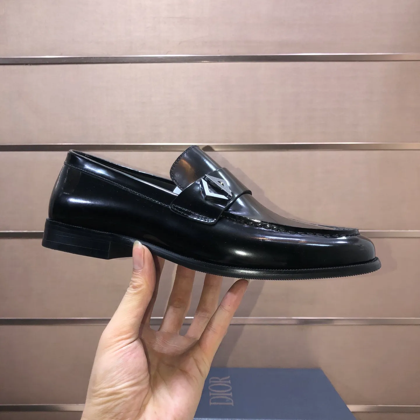 Men's shoes 💰580💰[Dior] (water-dyed cowhide lining) Dior original 1:1 high-quality factory, imported original materials, imported raw cowhide, water-dyed cowhide lining, original TPU outsole, code number: 39-44 (45 customized)